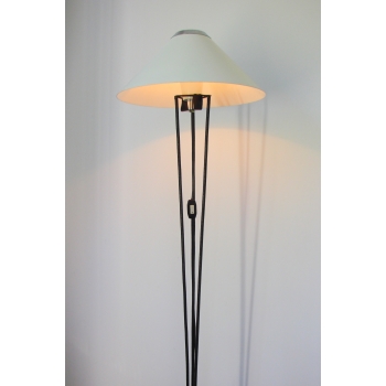 Lampa podłogowa mid century z lat 70.